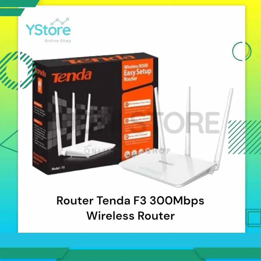 Router Tenda F3 300Mbps Wireless Router