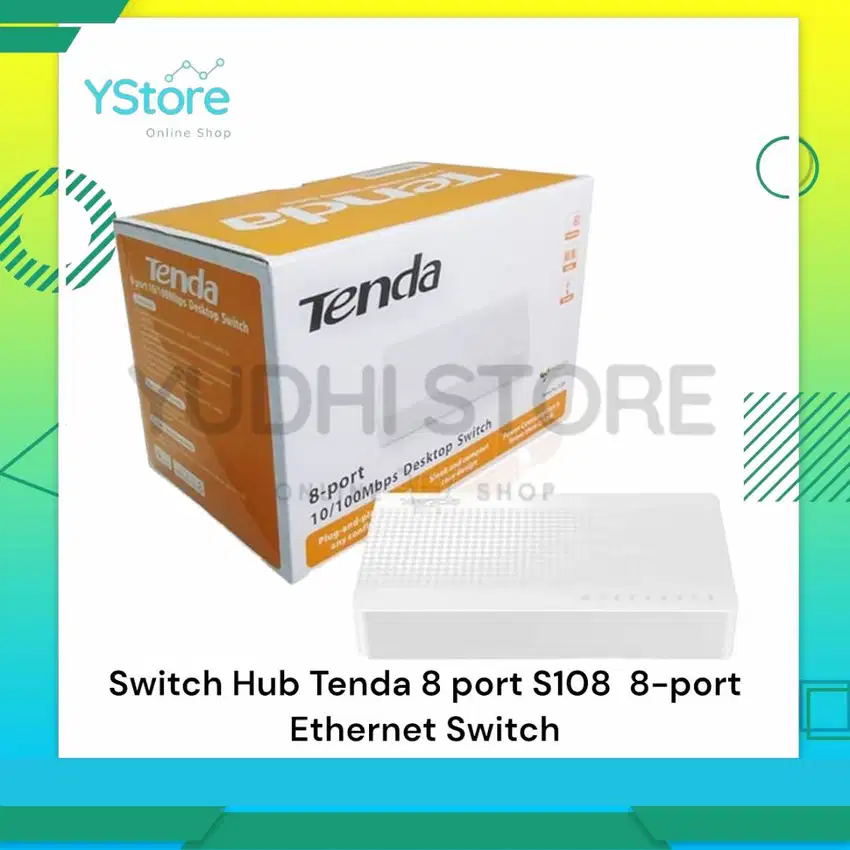 Switch Hub Tenda 8 port S108 8-port Ethernet Switch
