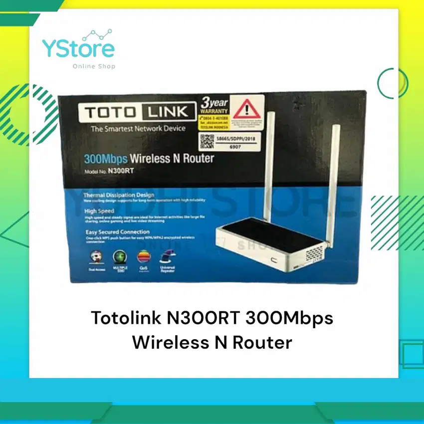 Totolink N300RT 300Mbps Wireless N Router