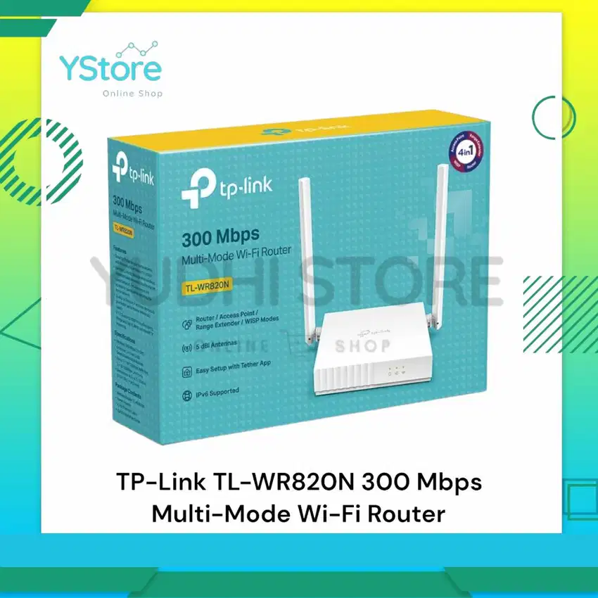 TP-Link TL-WR820N 300 Mbps Multi-Mode Wi-Fi Router