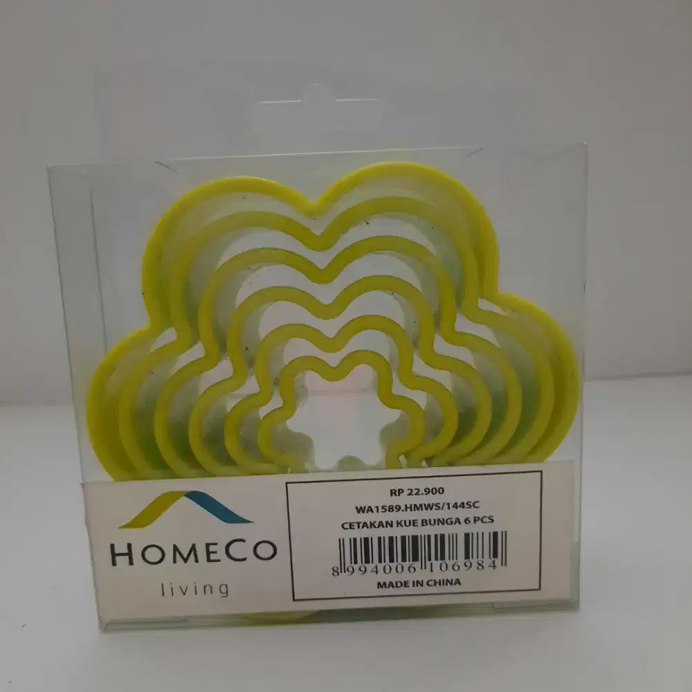 Cetakan Kue Bunga Homeco Living (6 pcs)