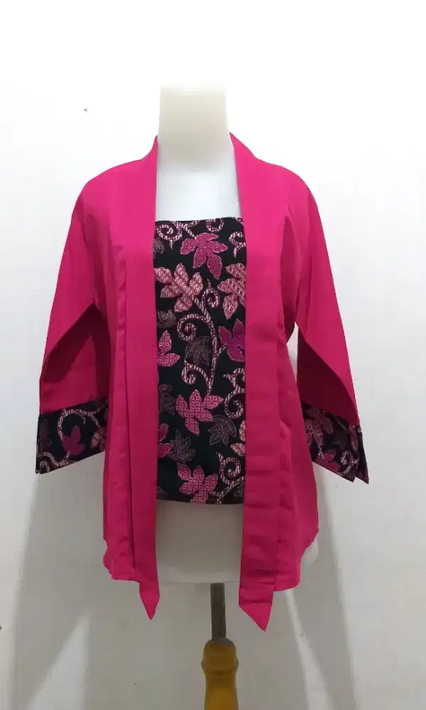 Atasan Kebaya Pink Fusia