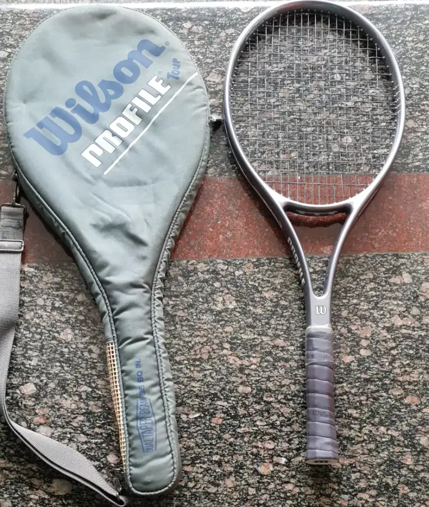 Raket Tenis Wilson Profile Tour Original Second Mulus Kondisi 95%