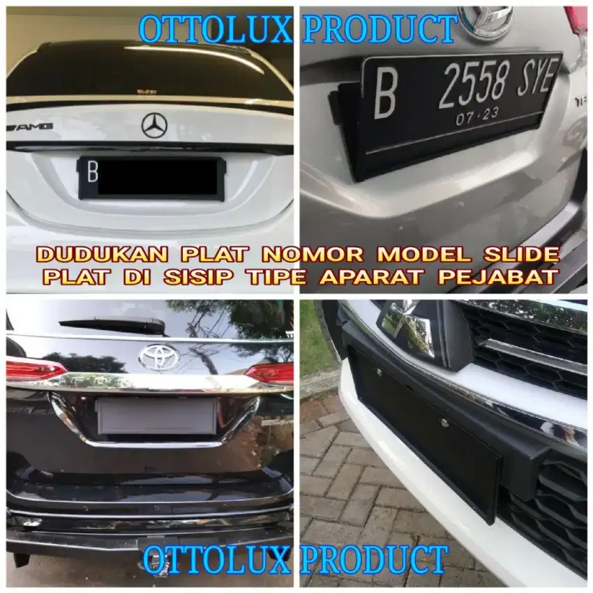 Tempat plat nomor mobil Hrv Rush Expander dll model Aparat Pejabat