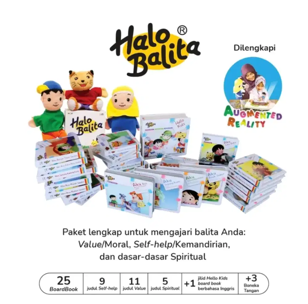 PRELOVED 1 SET BUKU HALO BALITA