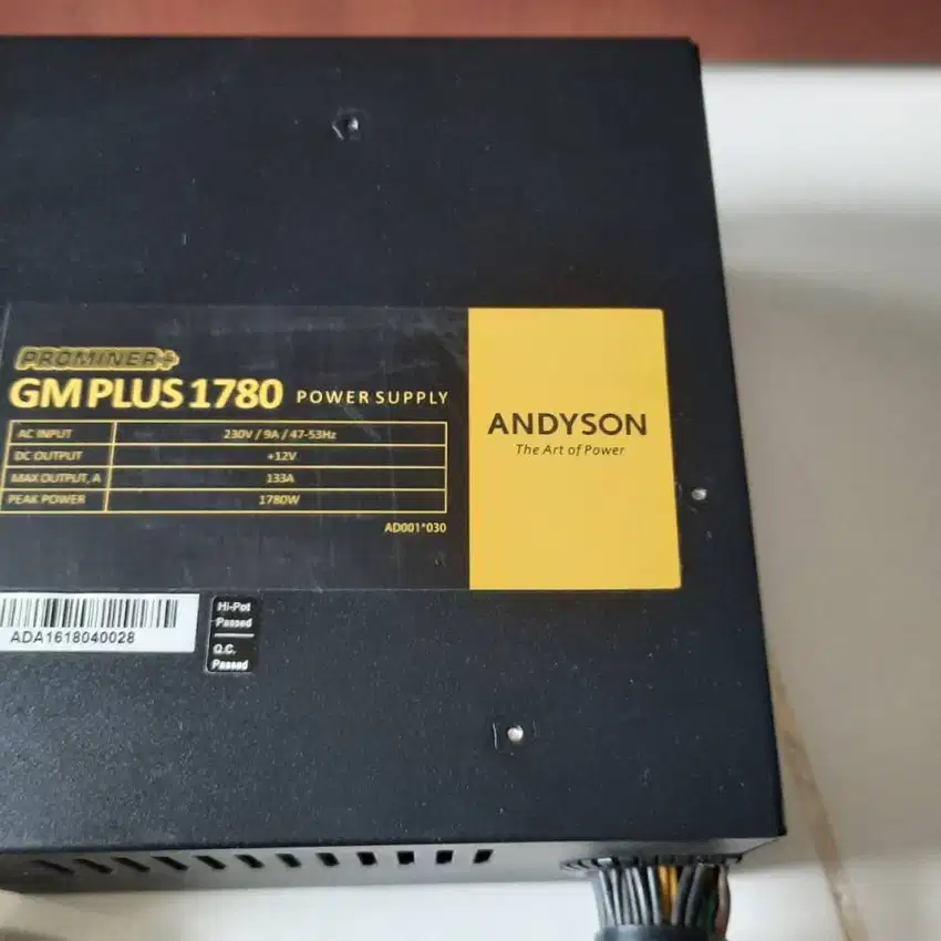 Power Supply Unit Andyson Prominer+ GM Plus 1780