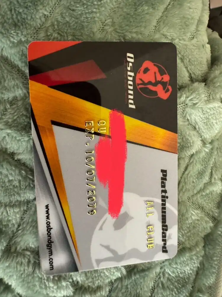 Member Osbond platinum card seumur hidup