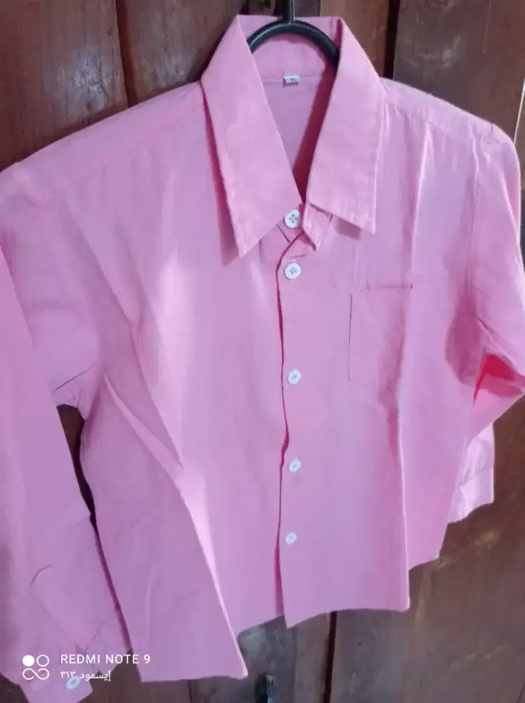 Kemeja Bocil Pink