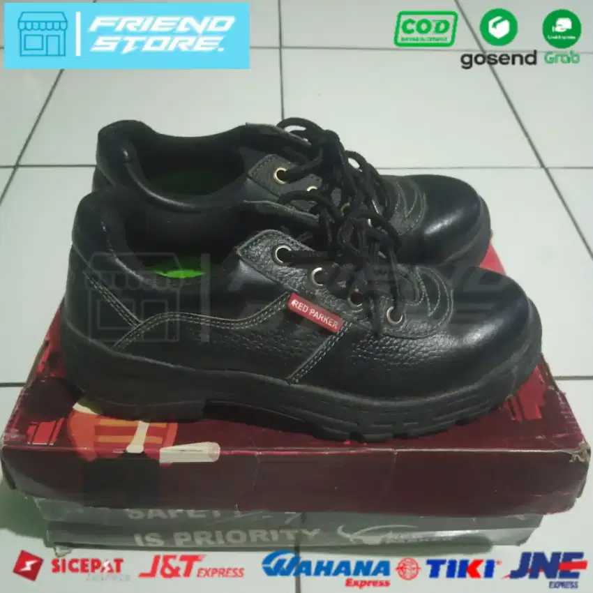 Sepatu Safety Red Parker Original uk. 38 (Baru)