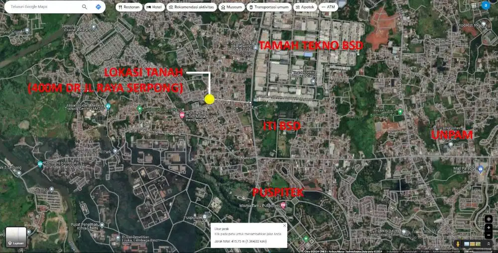 DIJUAL TANAH MURAH BSD