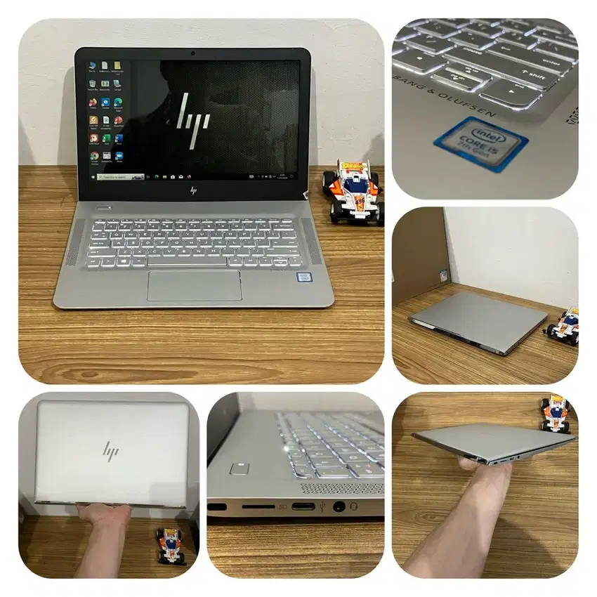 HP envy ultrabook 13 i5 8 256 backlight fhd cakep