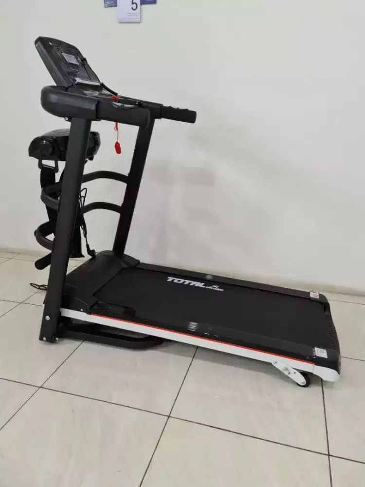 Alat fitnes treadmill elektrik TL 607 black