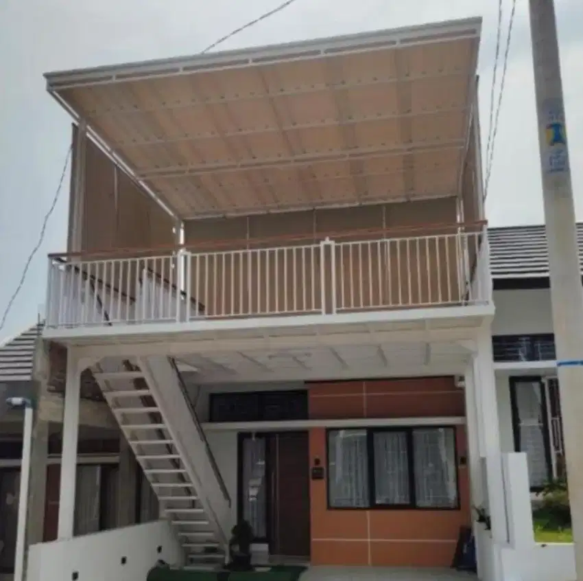 Kanopi balkon bagus kuat rapi