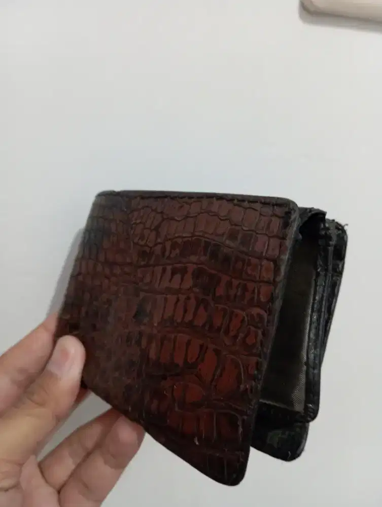 dompet kulit coklat