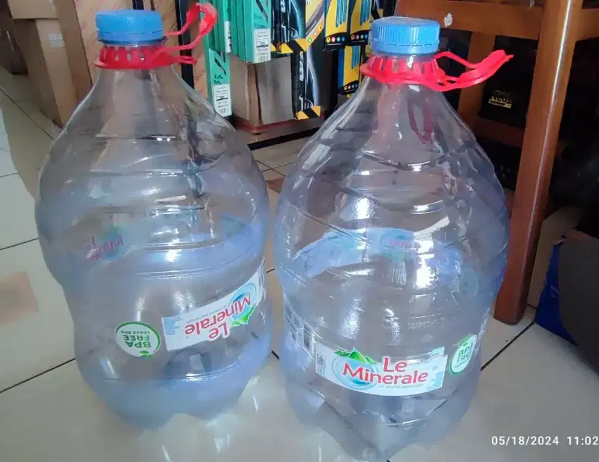 Botol Le Minerale 10 Galon ASLI ORI