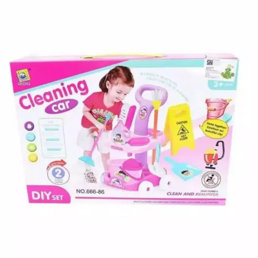 Mainan Cleaning Car Set Pembersih