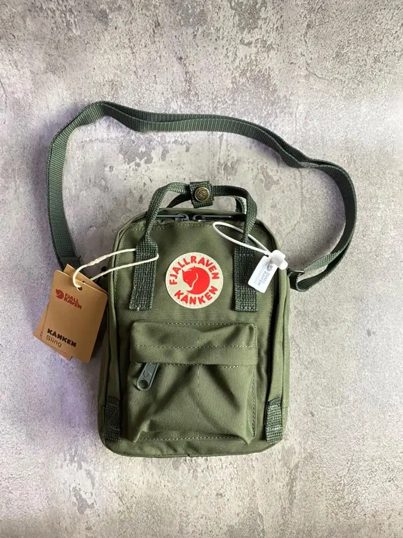 Slingbags Sling Bags tas Saku Fjallraven Kanken Warna Hijo Army