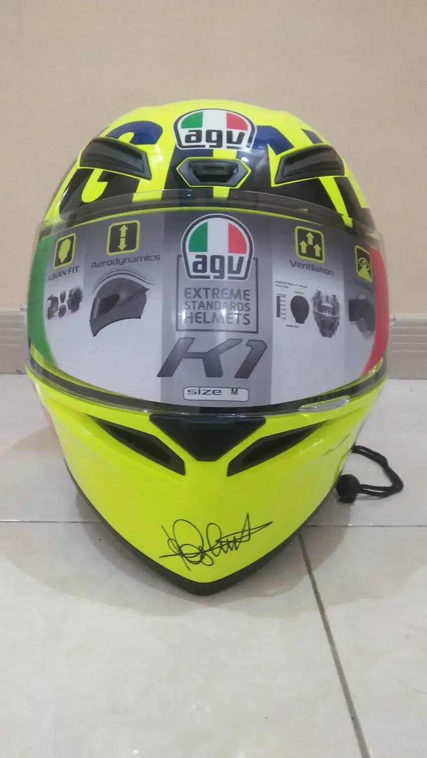 Helm AGV K1 Mugello 2016 Rossi 46 Original Fullface Balap