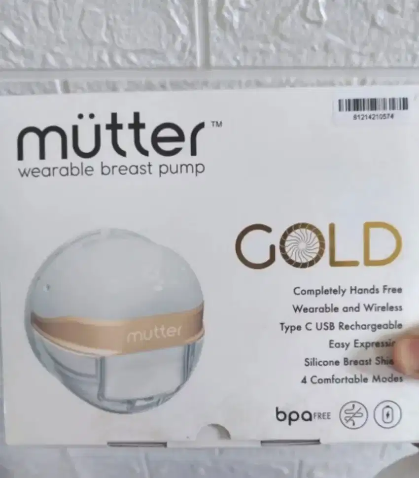 Mutter Breast Pump Gold