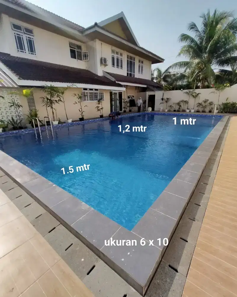 Kolam renang minimalis