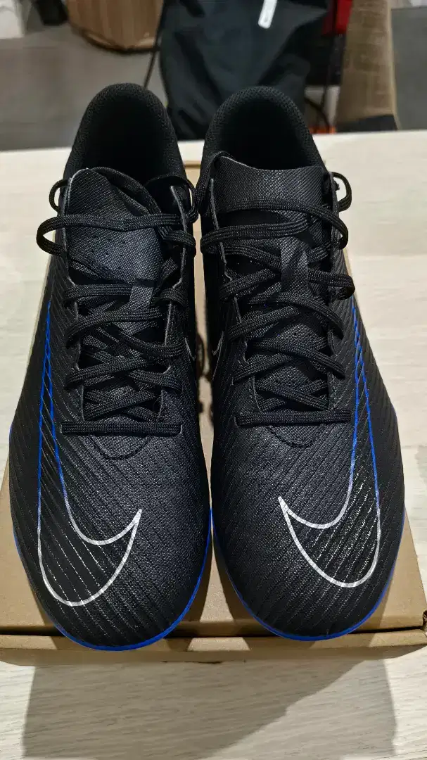 Sepatu Bola Nike Mercurial Blue Black