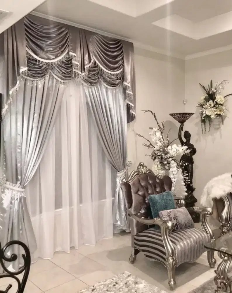 Pasang gordyn gorden hordeng murah vertikal roll blind jasa tirai viv