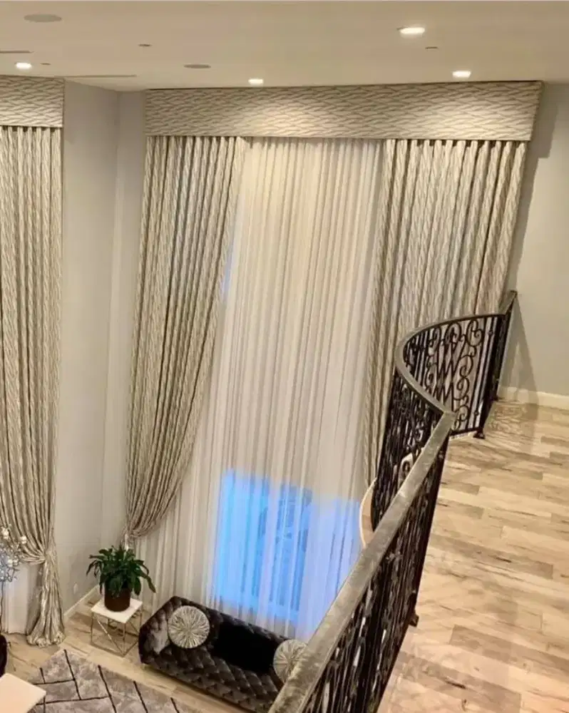 Pasang gordyn gorden hordeng murah vertikal roll blind jasa tirai viv