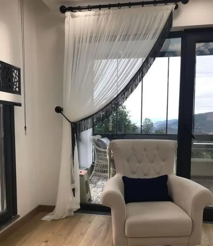 Pasang gordyn gorden hordeng murah vertikal roll blind jasa tirai viv