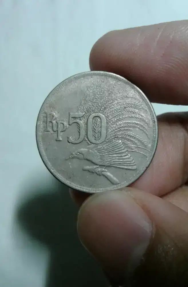 Uang Koin 50 Rupiah Th.1971