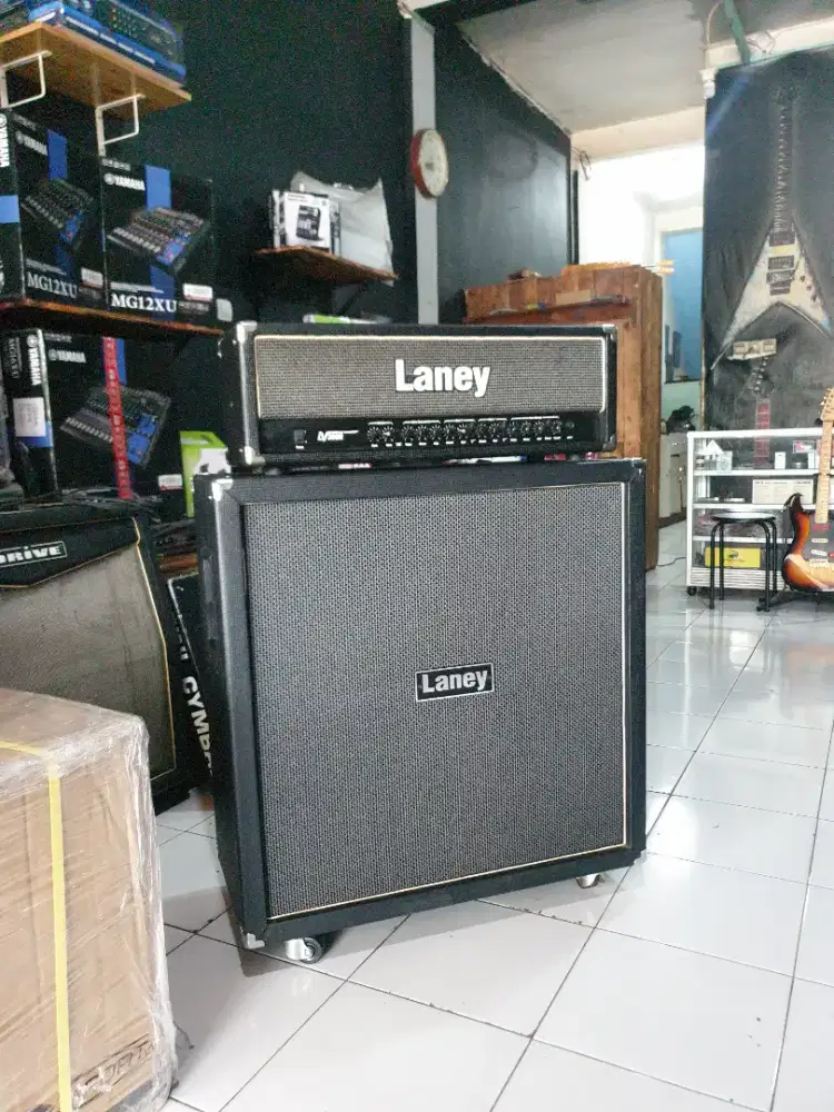 Ampli gitar Head Cabinet LANEY LV 300 tube / tabung ORIginal