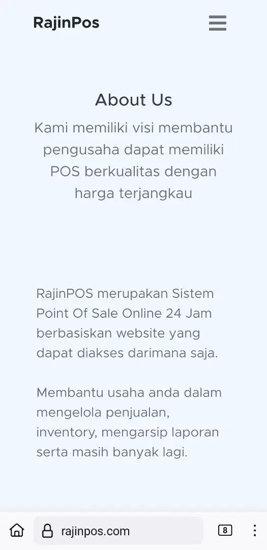 Website Kasir Toko