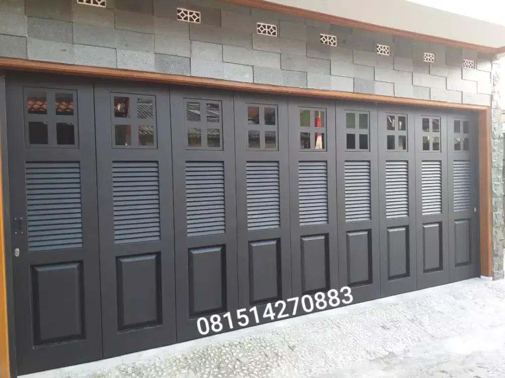 Pintu besi garasi sliding