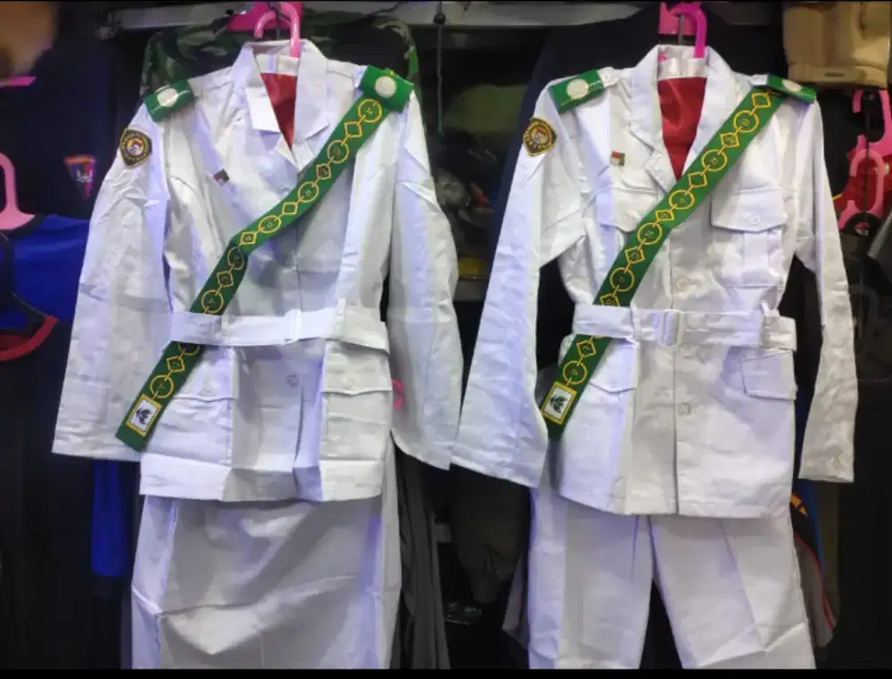 Baju paskibra stelan cowok