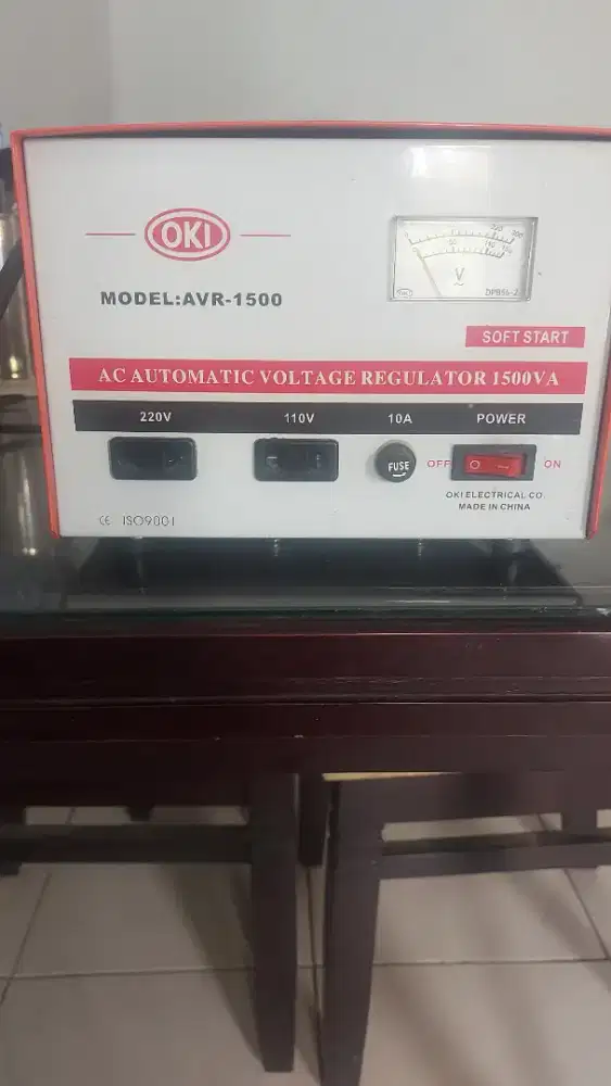 Stavolt OKI SVC/AVR 1500VA Stabilizer Listrik Oki 1500 watt