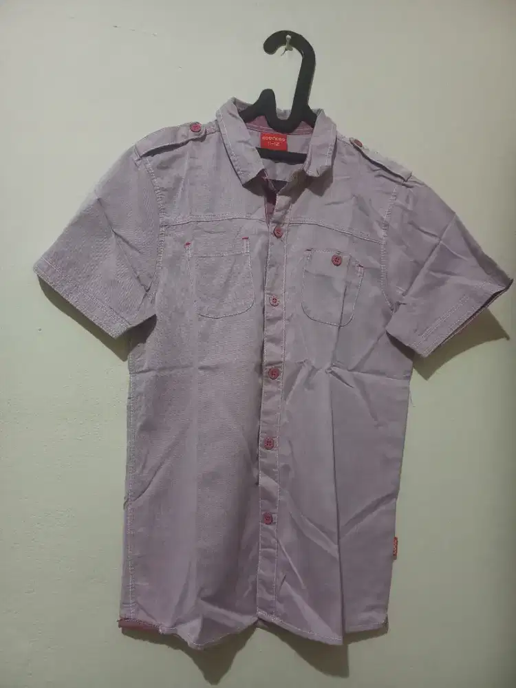Dijual kemeja anak laki usia 11/12 tahun merk cool kids