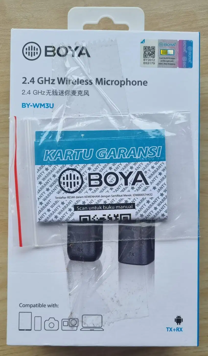 Wireless Mic BOYA BY-WM3U MURAH LIKE NEW