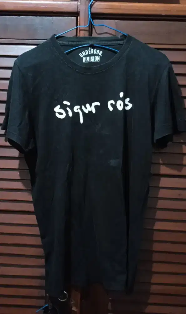 Baju Kaos T-shirt Sigur Ros Hitam Size M