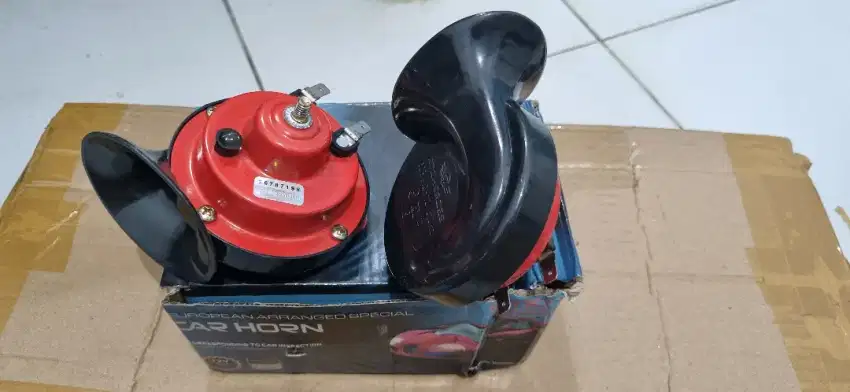 Klakson Keong Mobil Loud Snail Air Horn 12 V 60db 2pcs