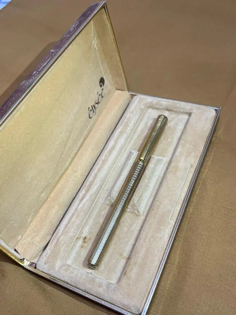 Pulpen pena Elsysee Germany 24k gold (harus ganti isi)