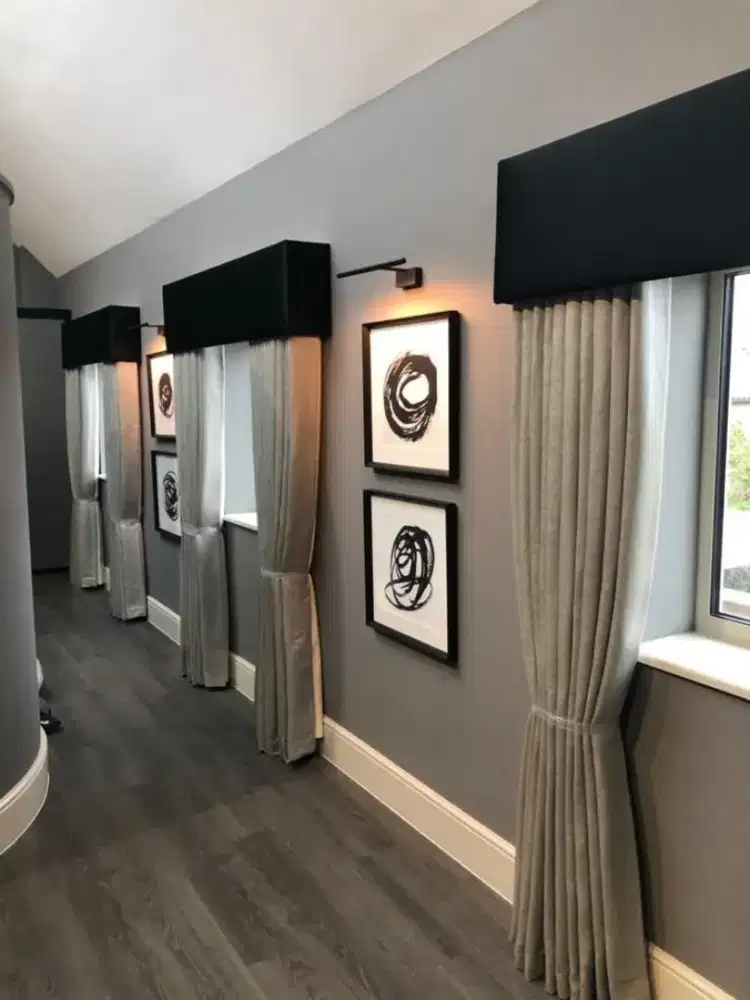 Pasang gordyn gorden hordeng murah vertikal roll blind jasa tirai viv