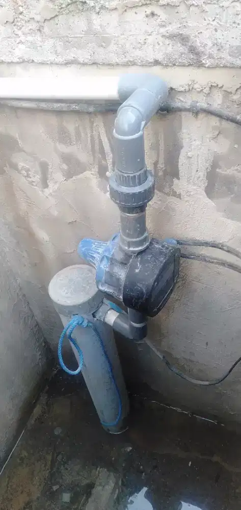 Bor sumur,pompa air,water heater,water filter,tandon air,kran,kloset.