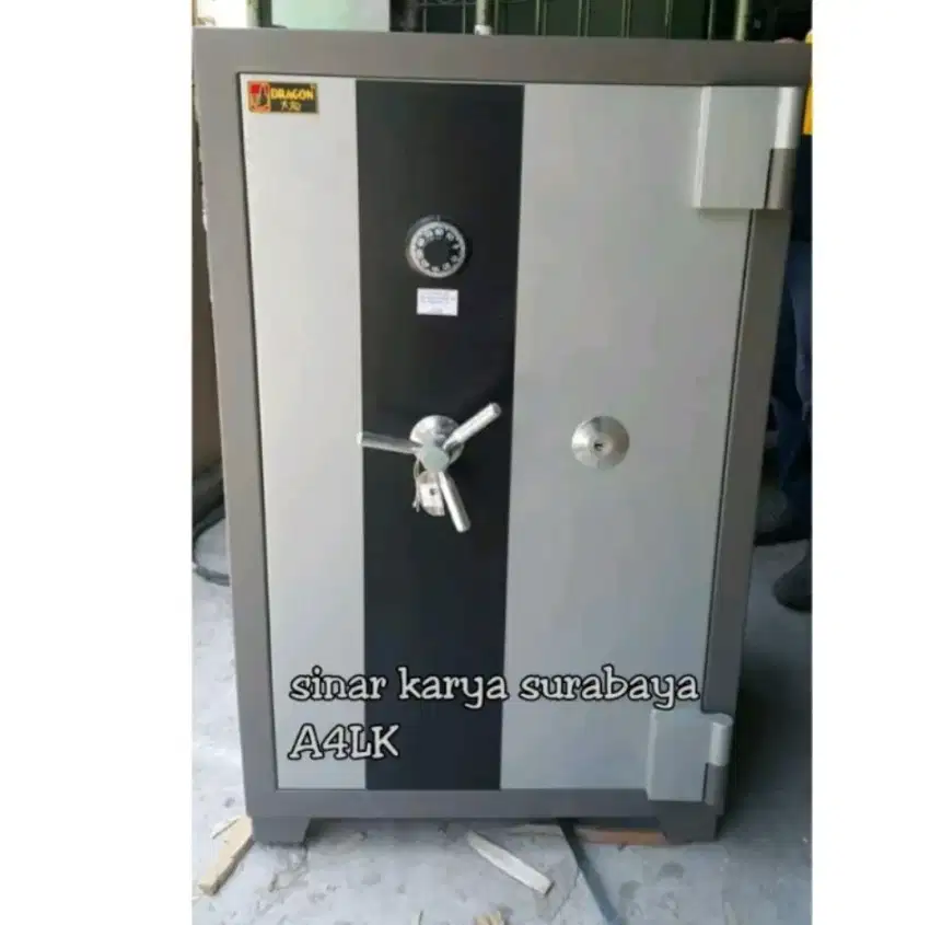 Brankas dragon A4 kunci lokal /Lk tempat simpan uang tahan api