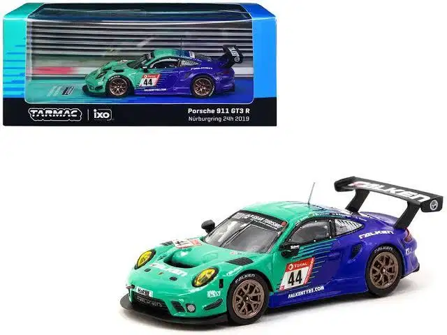 Tarmac Works X iXO Models 1/64 Porsche 911 GT3R Falken  24h 2019