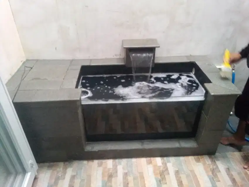 kolam koi minimalis