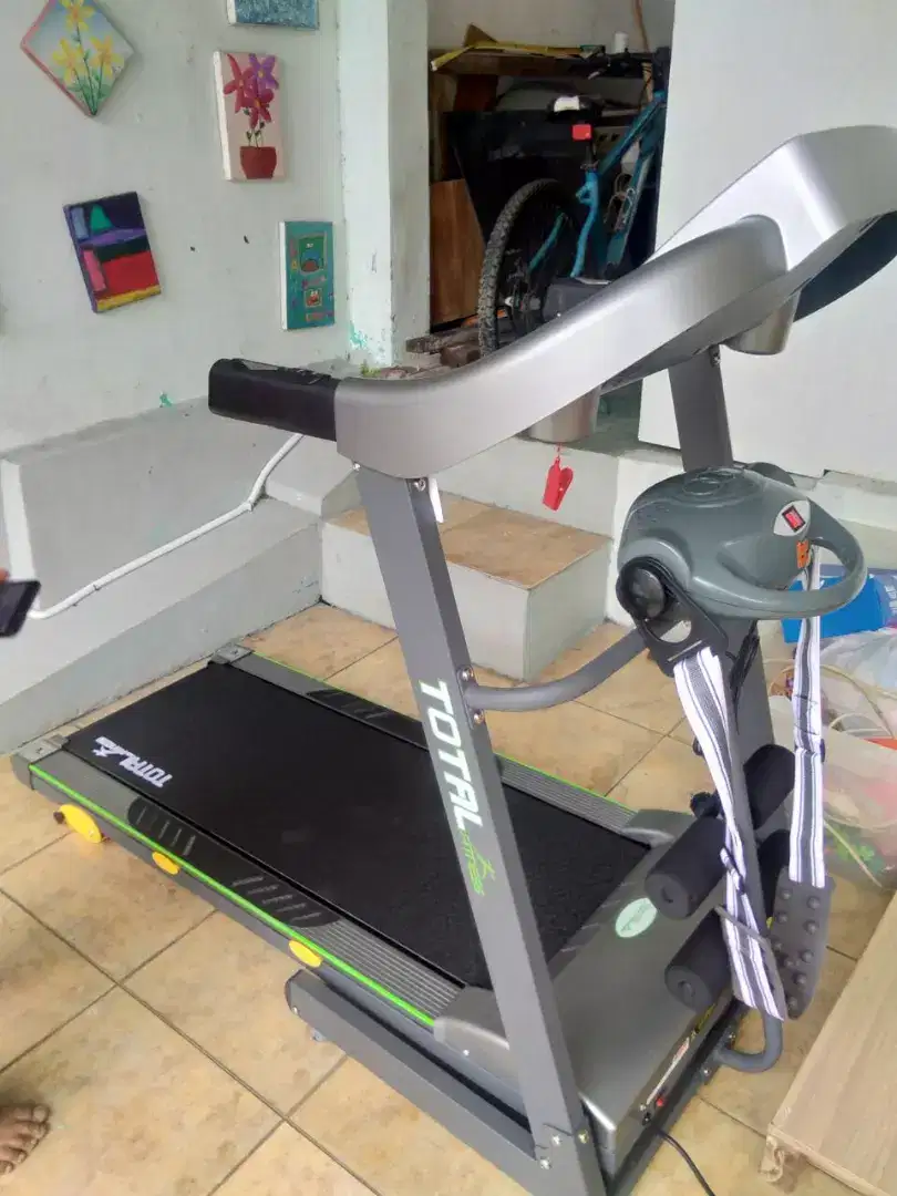 Alat fitnes treadmill elektrik TL 288 grey colour