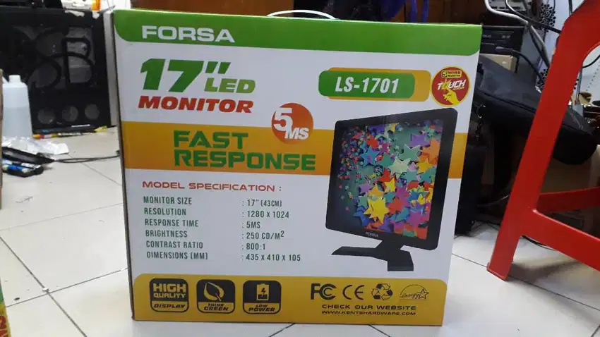 Monitor Touchscreen Forsa 17 Monitor Antrian