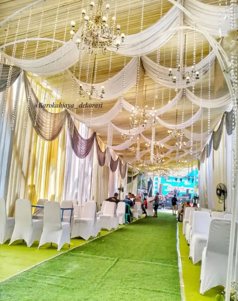 Tenda tenda biru tenda tenda pernikahan