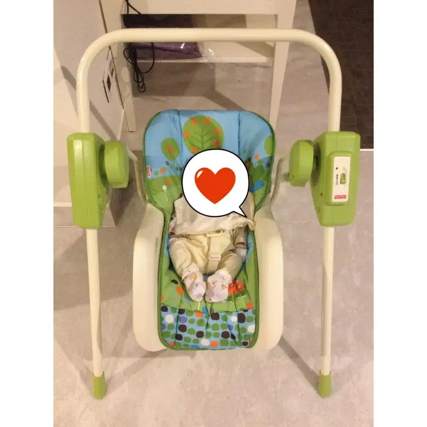 PRELOVED FISHER PRICE kursi makan / ayunan / swing & high chair