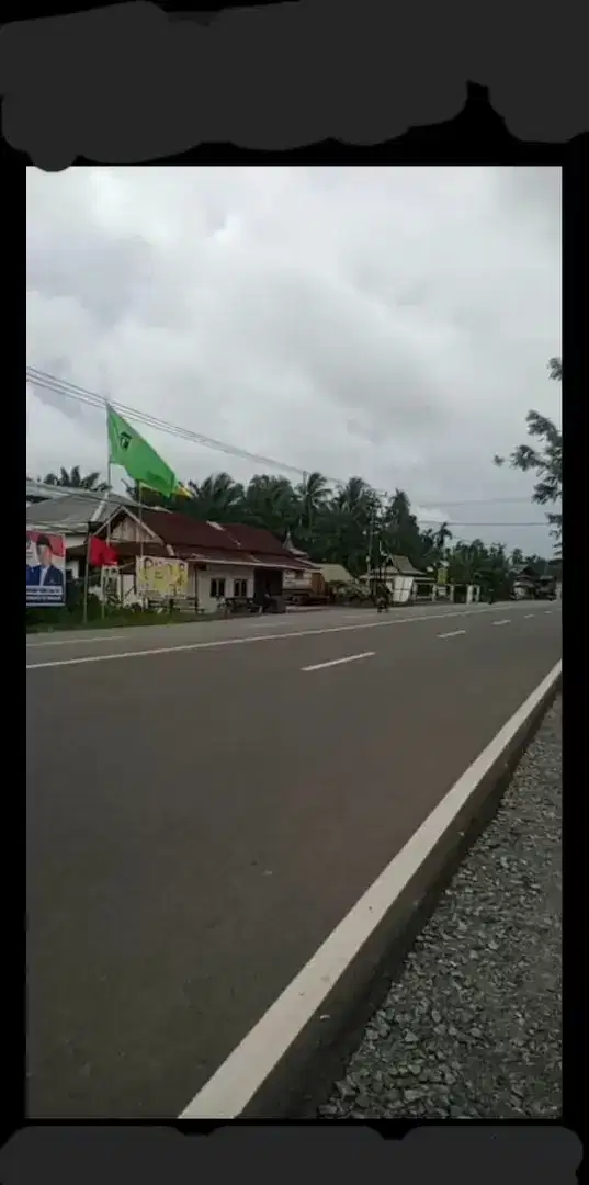 Tanah tepi jalan raya kakap pal 7 ukuran 34 x 75