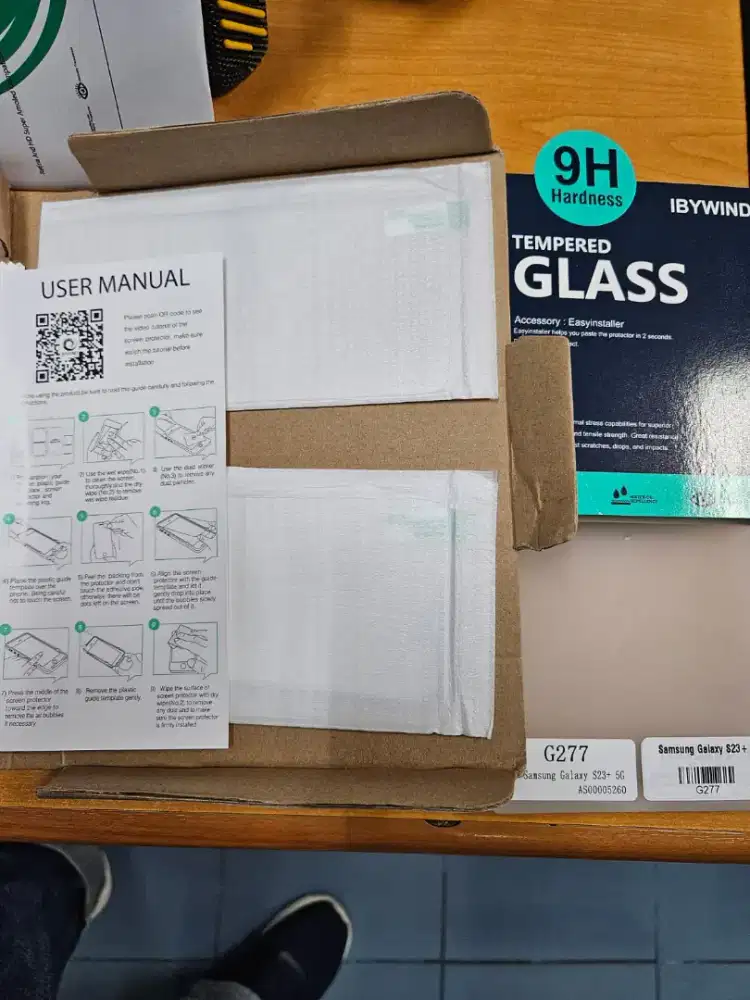 Tempered glass type Samsung S23 plus merk IBYWIND